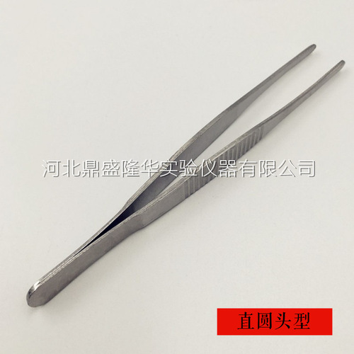 Supply of stainless steel tweezers, elbow straight tip, dressing, medical laboratory tweezers clip