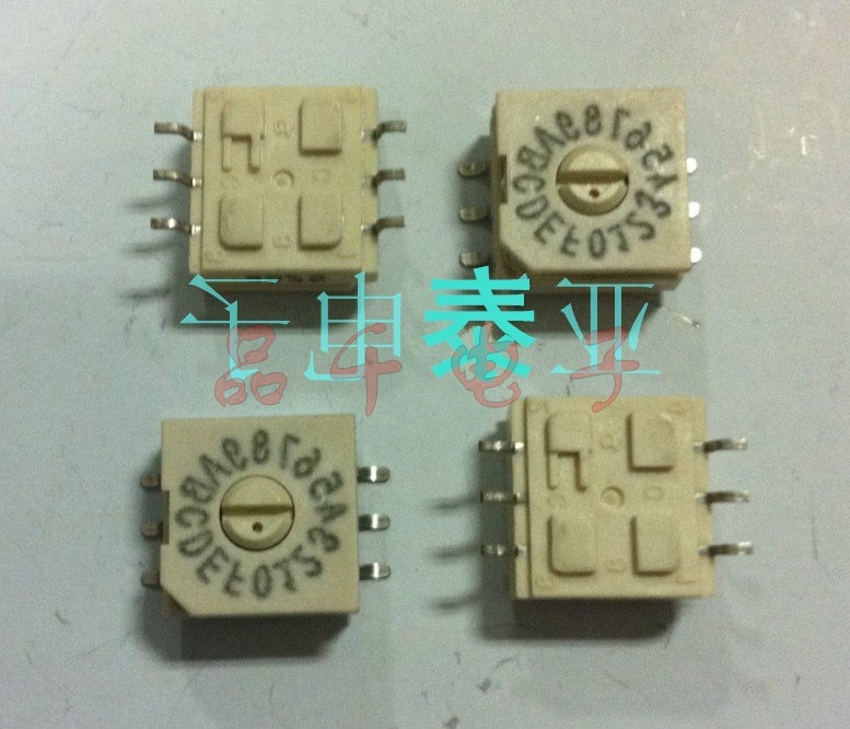 美国GRAYHILL旋转开关16位旋转0-F拨码开关编码开关94HAB16WR正码