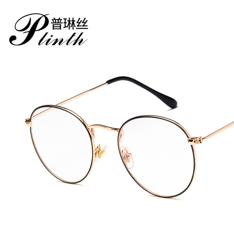 2018 new Korean retro glasses frame thin...