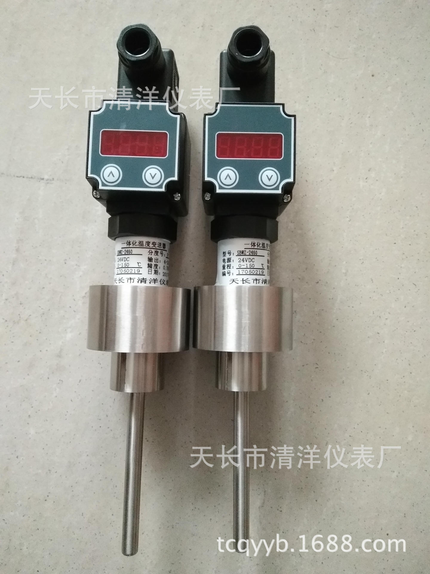 电厂钢厂配套设备用智能一体化赫斯曼显示温度变送器  SBWZ-2460