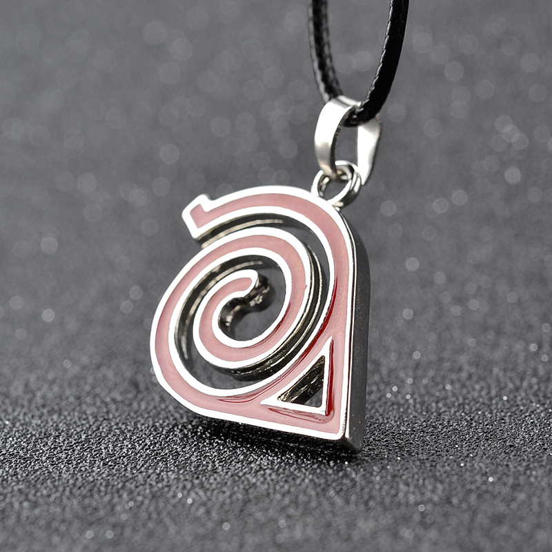New fashion animation film and television around Naruto logo alloy necklace pendant wholesale