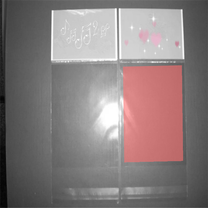 广东opp卡通饰品自封袋白色OPP卡头印刷袋三角孔透明opp胶带