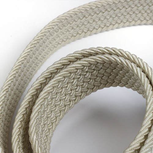 Stretch Woven Belt Women's Unisex Pin Buckle Elastic Trouser Belt Casual Versatile Canvas Belt Wholesale