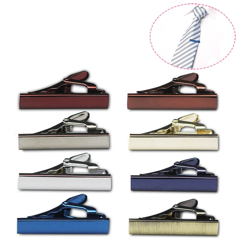 Guangzhou manufacturers multi-color metal clip collar clip men's jewelry children's copper tie clip YB36017