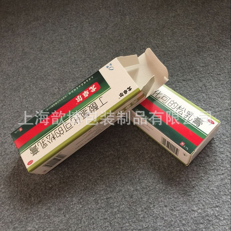 来搞定制300克白卡哑膜，四色印刷品质折盒，医药用品盒专用