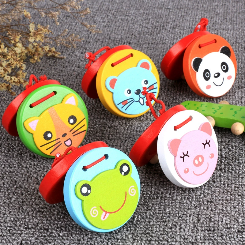 Картонная? нет: "Cartoon wooden music musical instruments, smart toy"