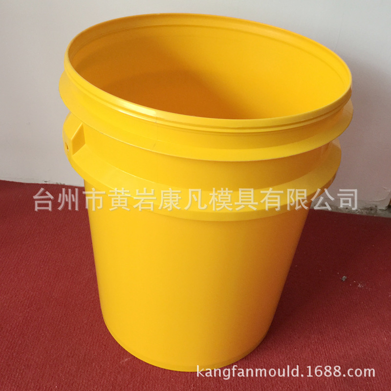 浙江塑料桶模具厂，新款涂料桶价格 油漆桶模具油桶模具图片