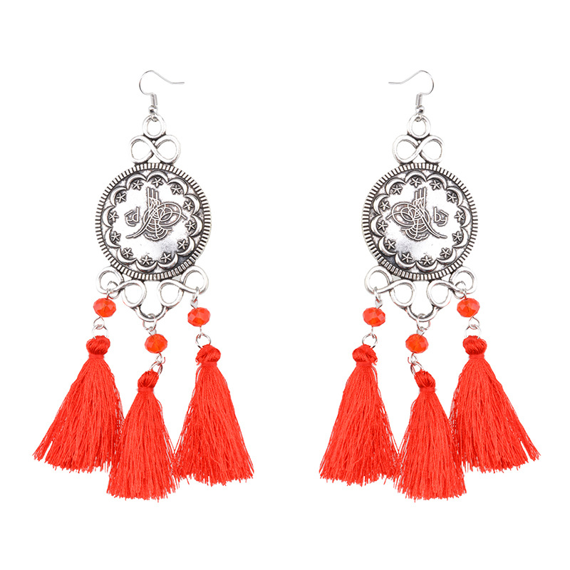 Occident and the United States alloyearring (Pink)NHYT0340-Pink