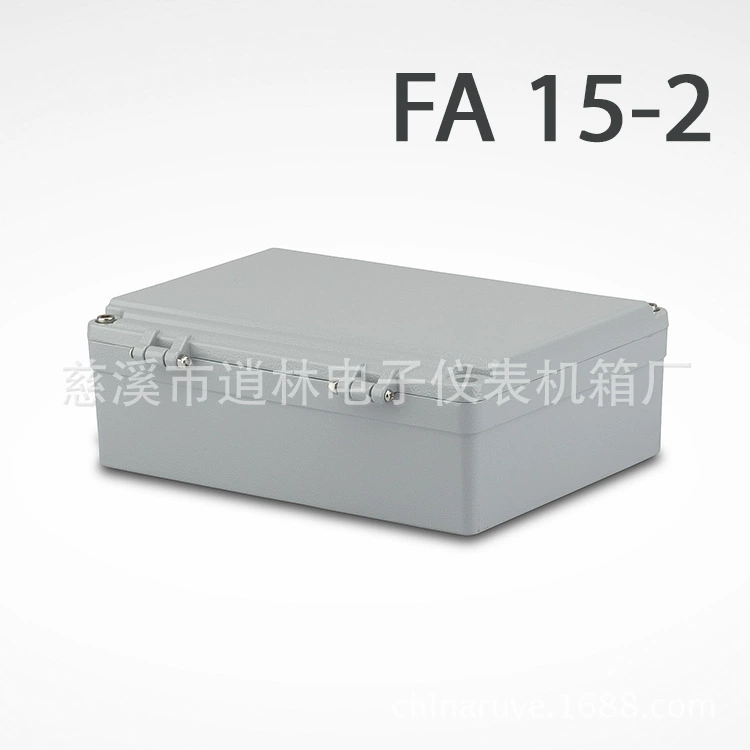 Водонепроницаемая коробка из литого алюминия, наружная распределительная коробка, металлическая распределительная коробка из алюминиевого сплава FA-15-2 90*190*250