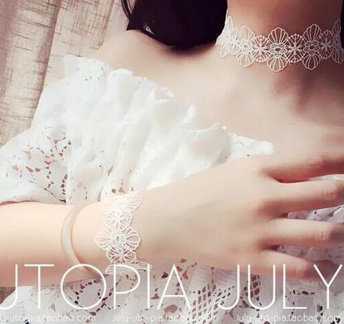 Internet celebrity choker female choker lace necklace neck accessories simple black clavicle chain choker neck accessories