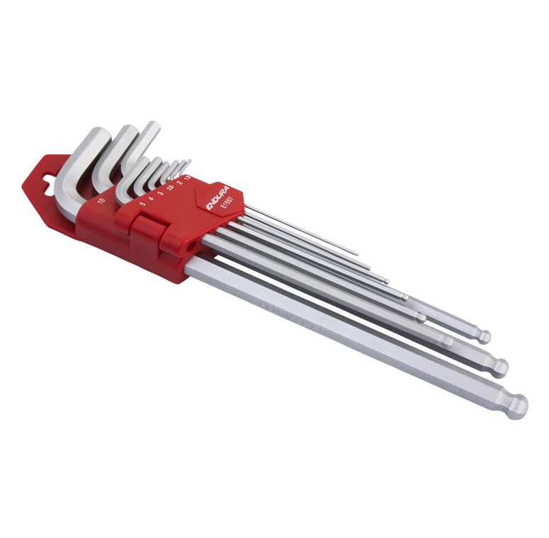 上海力易得 9件套公制特长球头内六角扳手组套 E1557