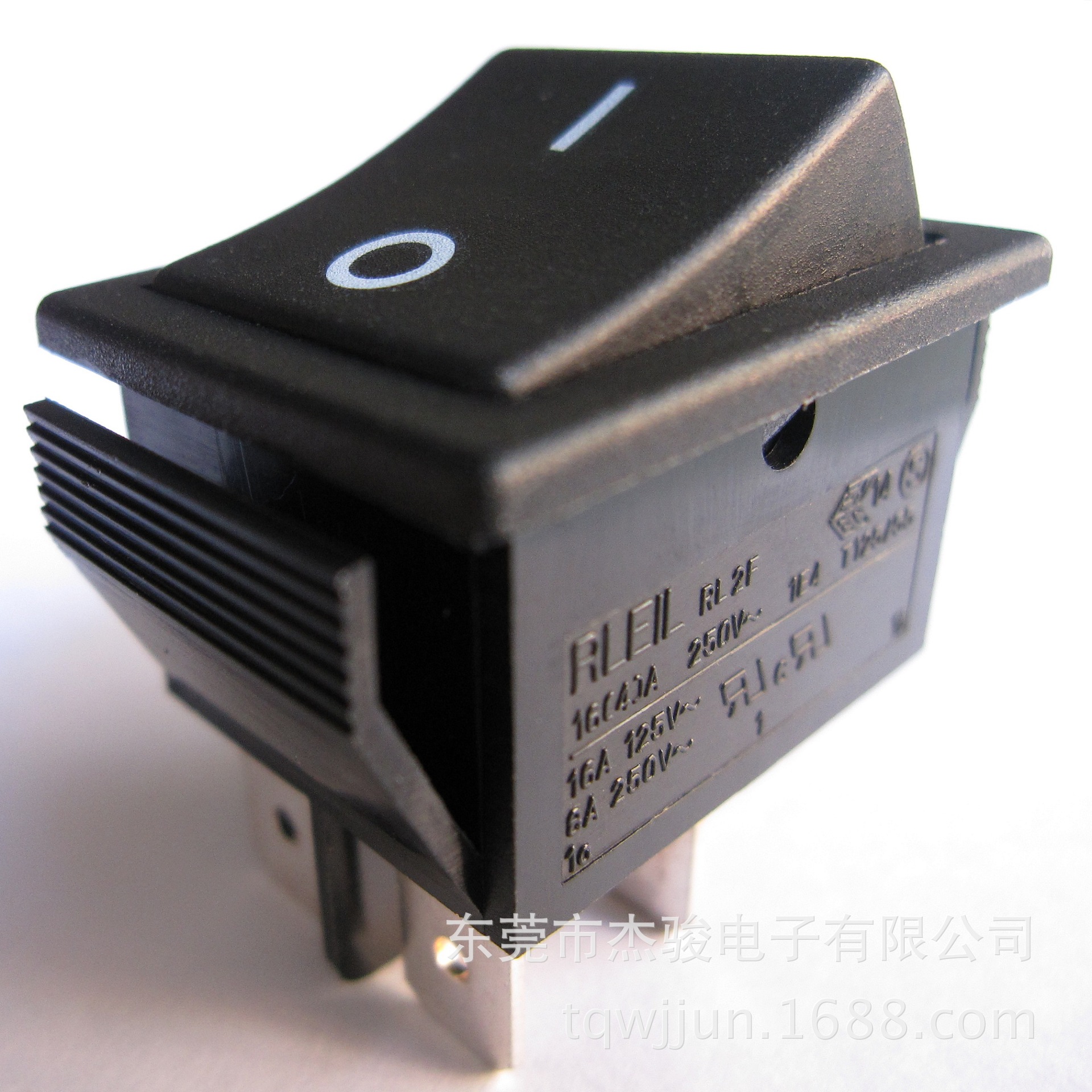 现货供应RLEIL船型开关 跷板开关RL2-1-21-C-2-BK/BK-P2