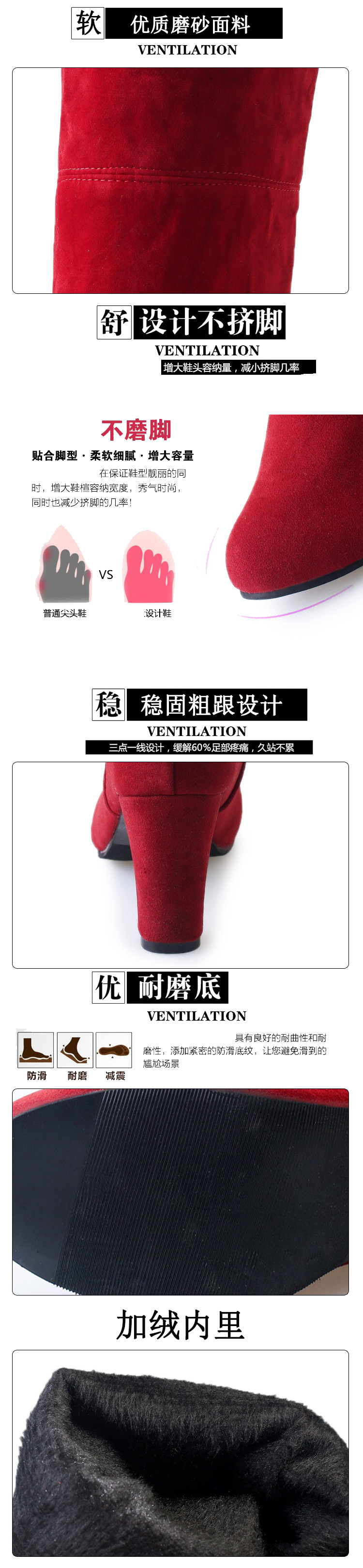 Bottes femme en Daim - Ref 3354742 Image 27