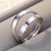 Silver accessory, zirconium for beloved, wedding ring, suitable for import, European style, Korean style