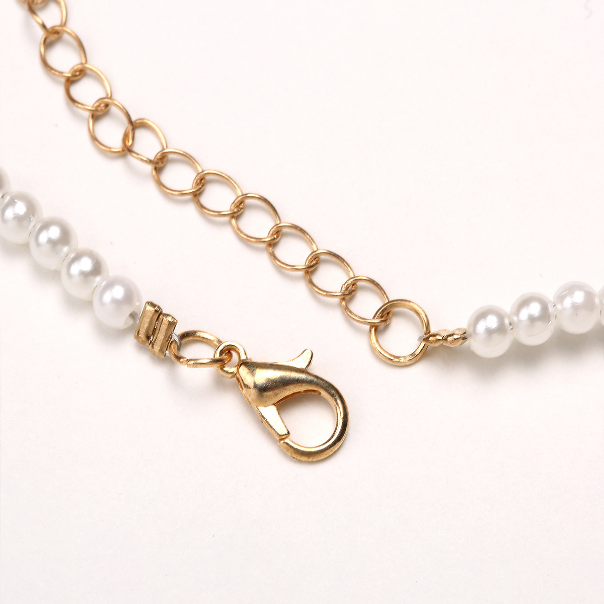 Occident and the United States alloy plating necklace (Imitation pearl-C2187 color pearl models)NHXR1455-Imitation pearl-C2187 color pearl models