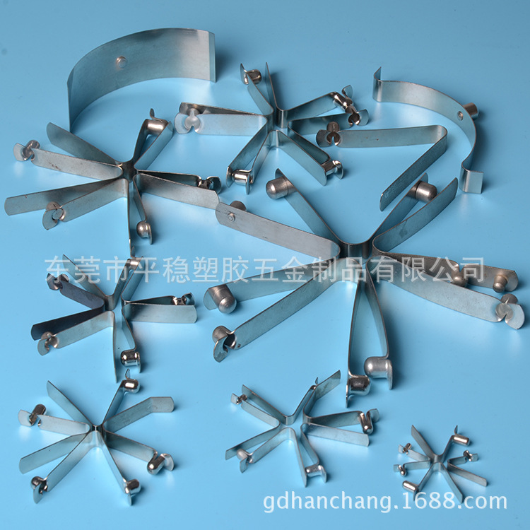 V形卡簧 U型弹扣 定位弹扣 帐篷钢管用V型跳珠 双头弹扣-阿里巴巴