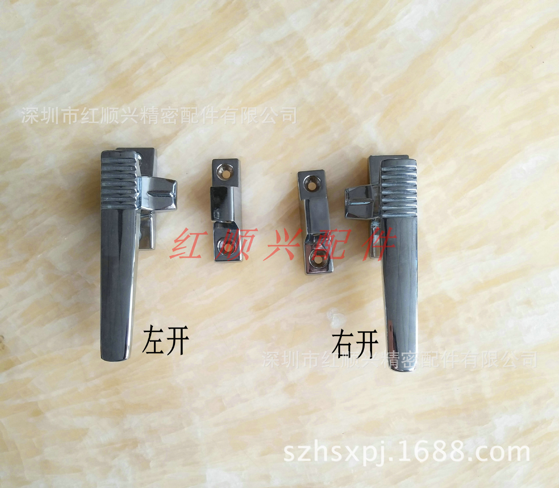 工业机箱门锁锌合金迫紧密闭门把手冷冻库烘烤箱门拉手柜门锁