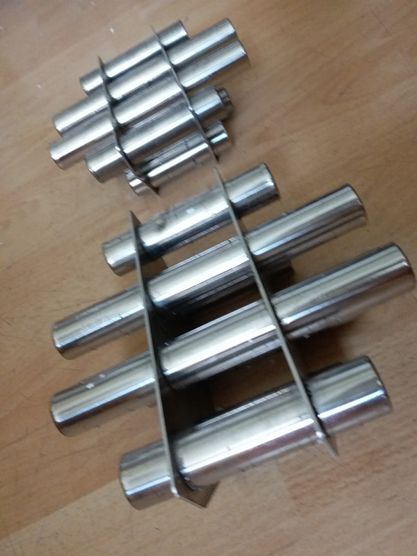 不锈钢去铁屑磁力架 磁力棒 过滤架 除铁器注塑机用磁力架 9节