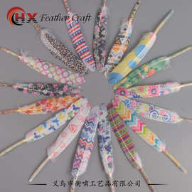 现货 印花羽毛10-15cm印花小直刀DIY手工饰品鹅毛服装工艺原料