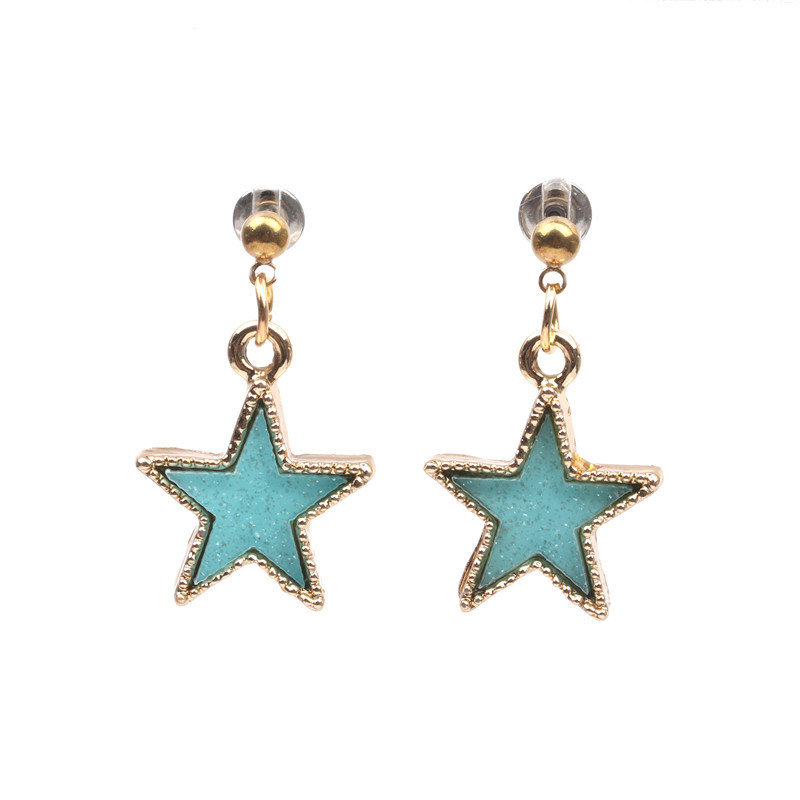 Pentagram Earrings Jewelry Wholesale Star Earrings display picture 10