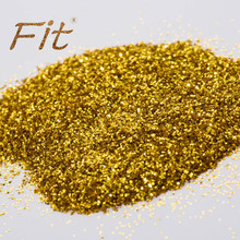 厂家直销金色金葱粉 美缝剂硅藻泥工艺品耐溶剂PET高温环保金粉