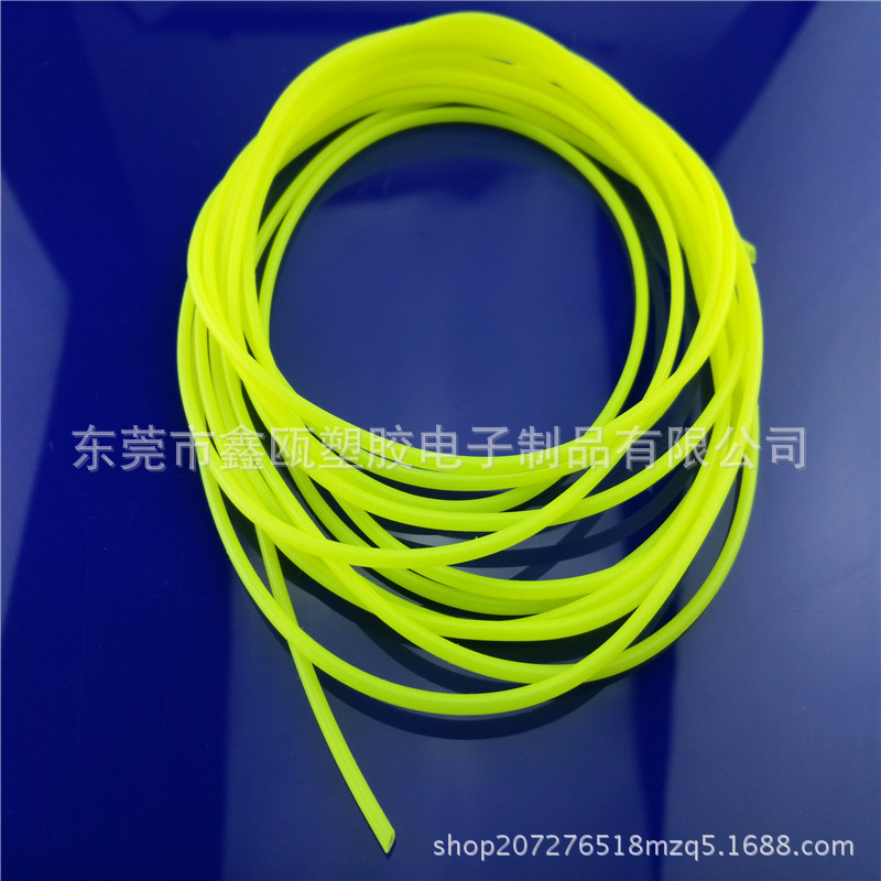 鑫瓯批发 透明硅胶管 彩色毛细硅胶套管
