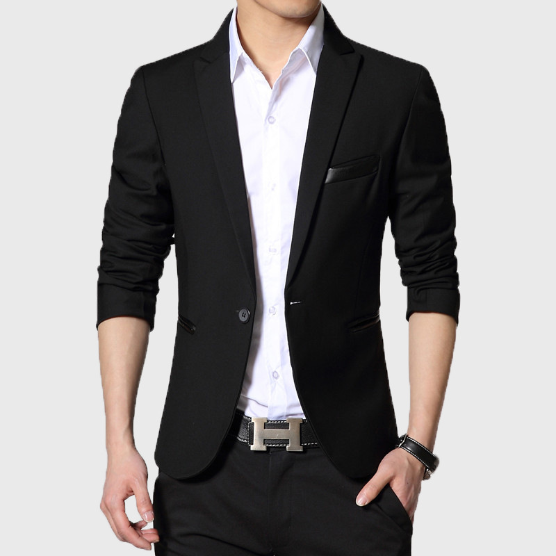 Hombres de primavera y verano nuevos hombres de traje casual de los hombres de negocios delgada chaqueta al por mayor estilo coreano pequeño traje