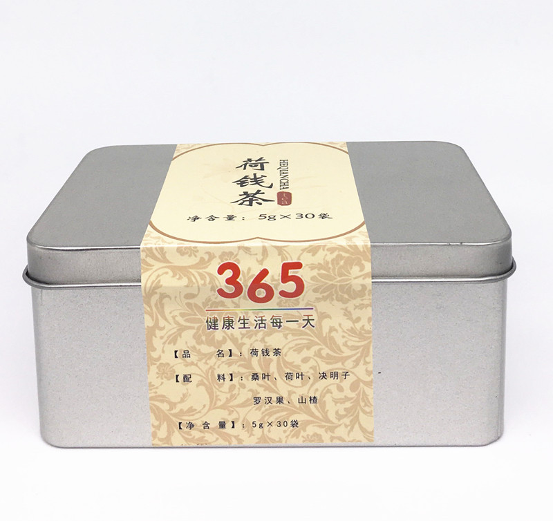 He Qian Tea Bags (Hawthorn, Lotus Leaf, Luo Han Guo, Mulberry Leaf & Cassia Seed) — 30-Bag Herbal Blend key features