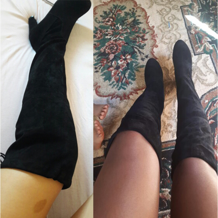 Bottes femme en Daim - Ref 3355493 Image 13