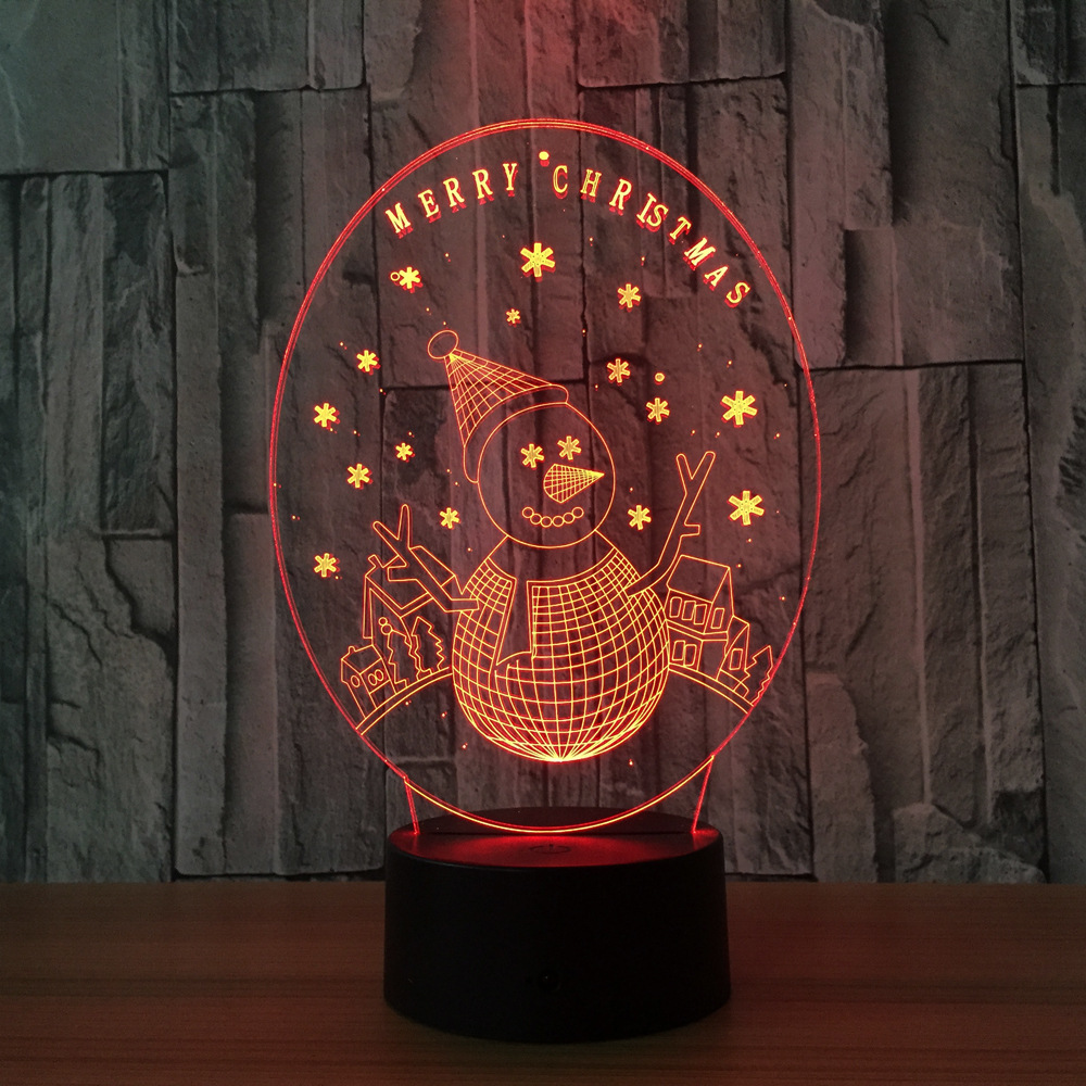 3D灯 七彩触控LED视觉灯 气氛礼品台灯