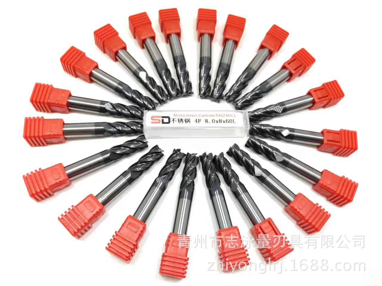 整体硬质合金 数控 钨钢 平头 铣刀1~20 进口料 不锈钢专用钨钢刀