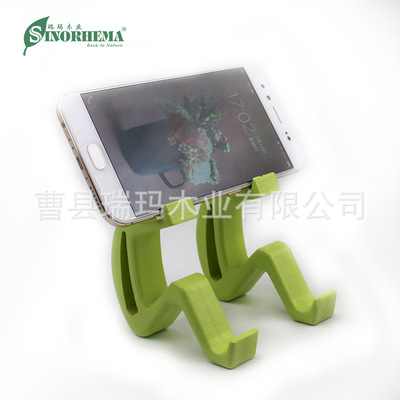 厂家直销实木桌面懒人手机支架 木制手机懒人支架 支持定制|ms