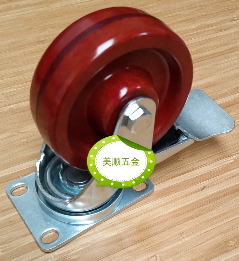 Manufactor Direct sale 4 Medium oven Phenolic aldehyde resin universal brake High temperature resistance Castor