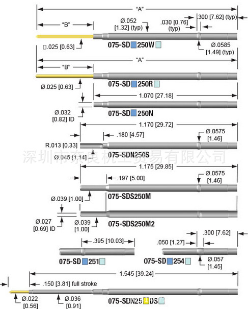 日东Nitto探针075-SDN250S