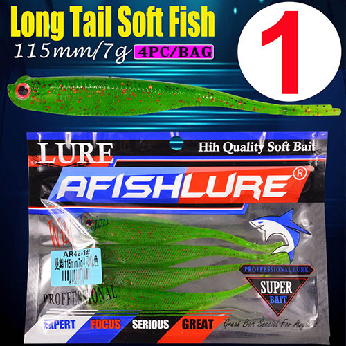 Floating Flukes Lures 115mm 7g Soft Jerkbaits Fresh Water Bass Swimbait Tackle Gear