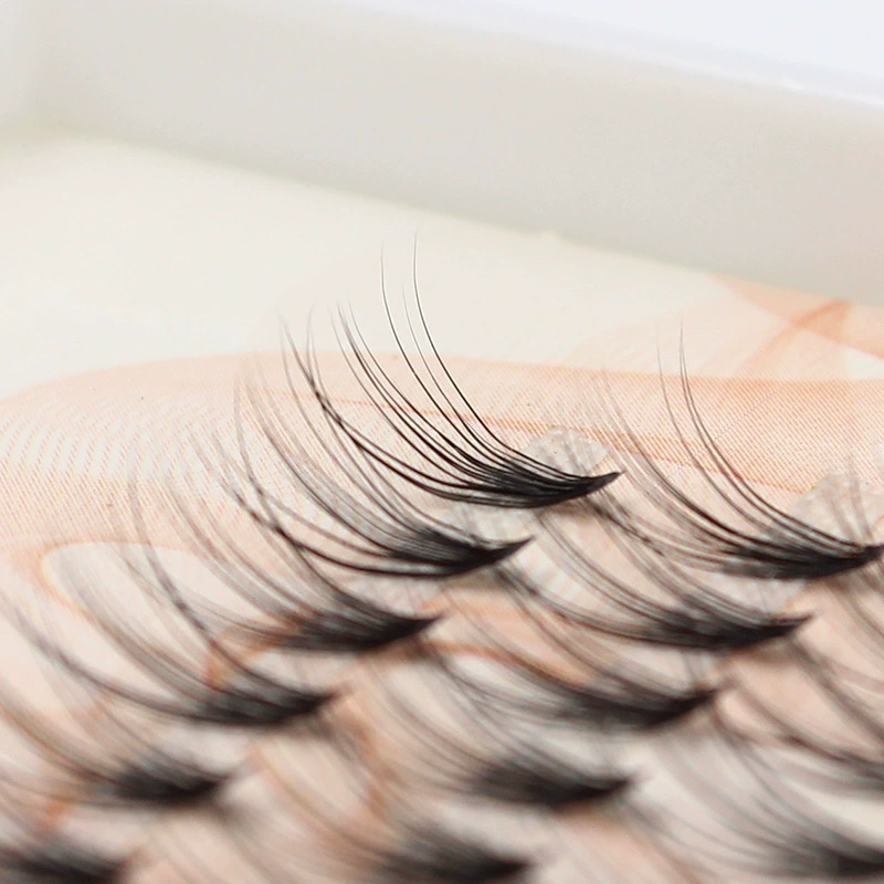 Привитые ресницы Кластер из 20 волосков Кроличья шерсть мягкая, натуральная, густая и Реалистичная. Привитые ресницы