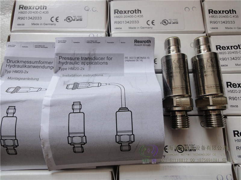 Sensore Di Pressione Rexroth R901342034 HM20-2X/400-H-K35 - Nuovo, Made In Germany