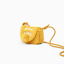 一件代发柠檬黄色羊羔毛包包za家迷你手机包mini口红包斜挎毛绒包