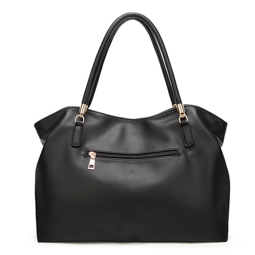 European and American simple large handbag trend  new single shoulder crossbody bag versatile large capacity mommy bag women's bag wholesale