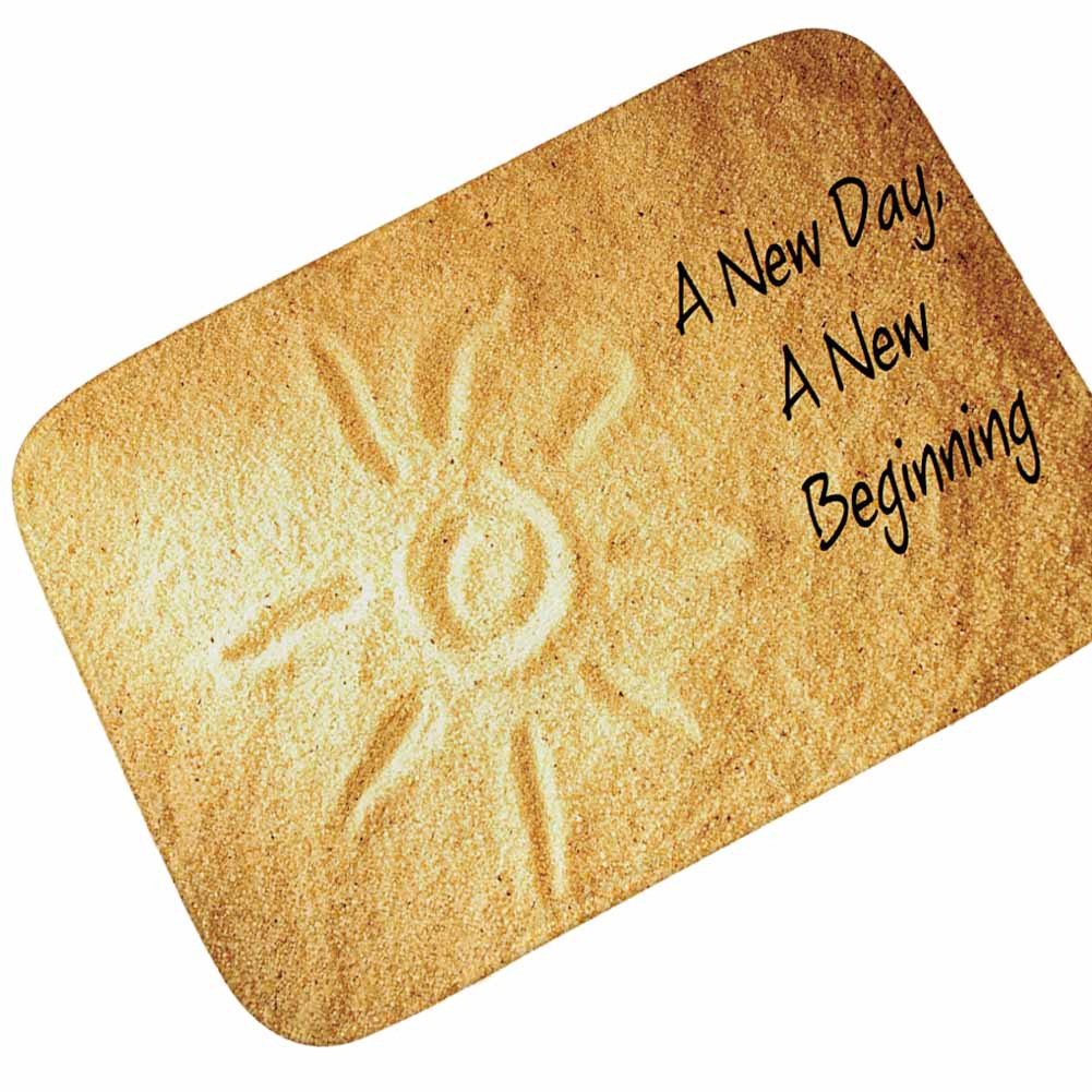 受气包 金色沙滩休闲卧室客厅地毯坐垫加厚外贸入户防滑地垫 185g