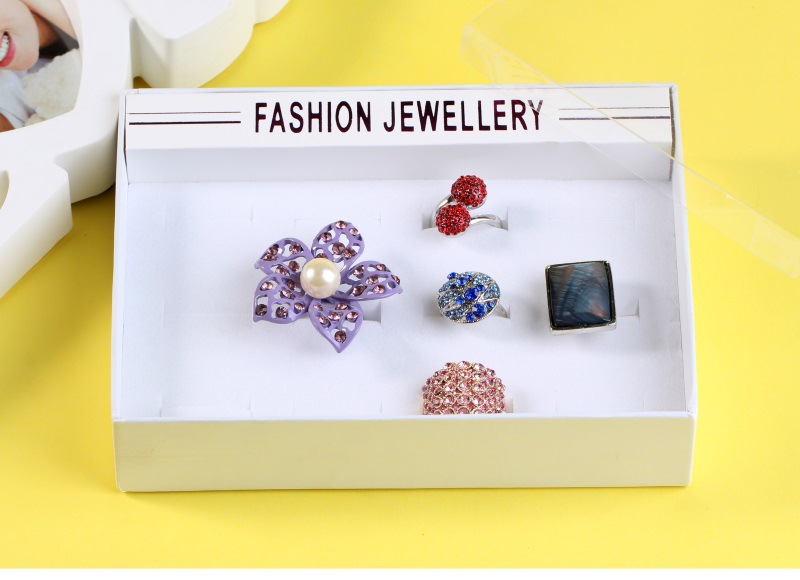 12-hole Ring Display Box Transparent Box Cover Box Wholesale Nihaojewelry Jewelry Box display picture 8