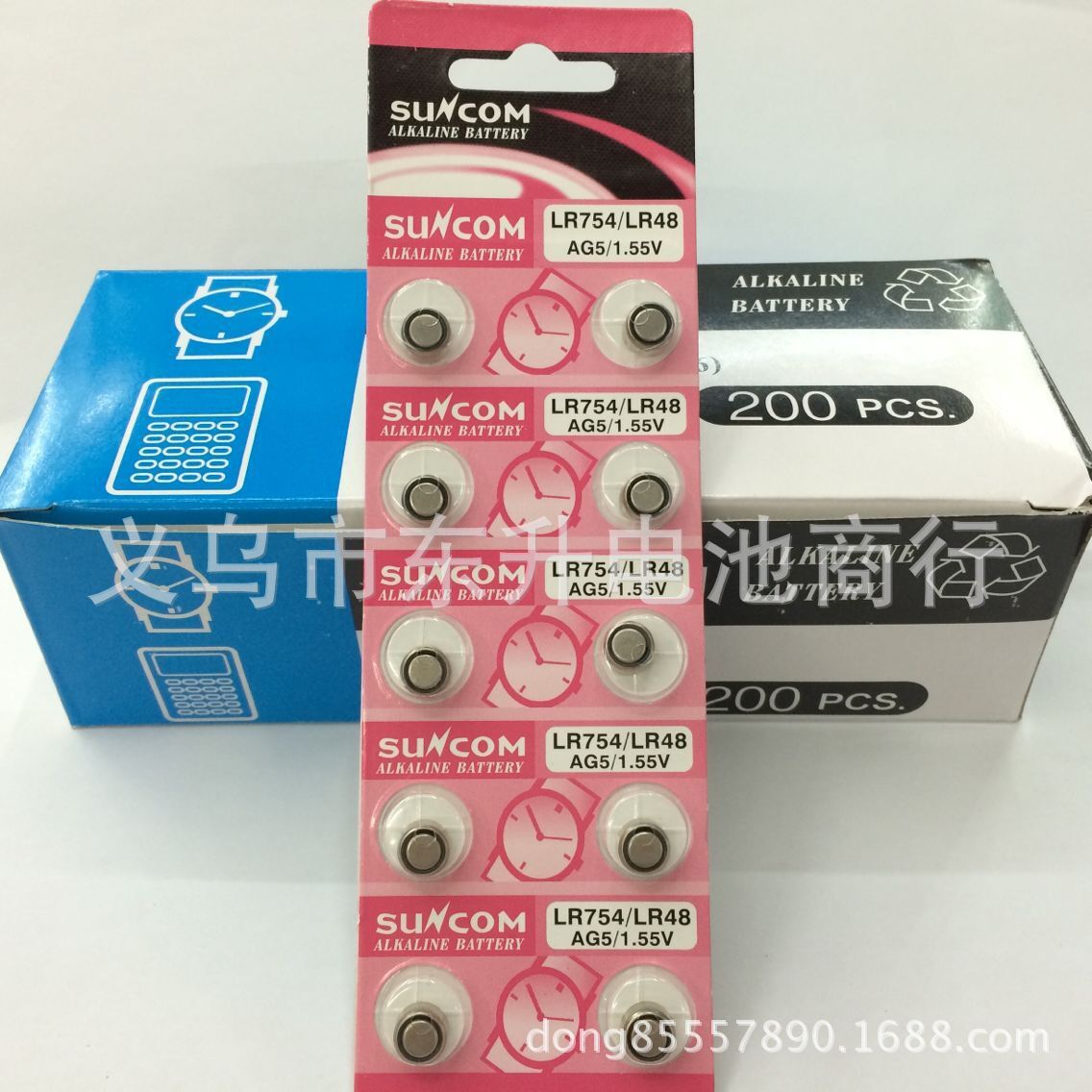 Xinguang direct sales high capacity AG5 LR750 LR 754 393A 1.55V button battery electronic wholesale