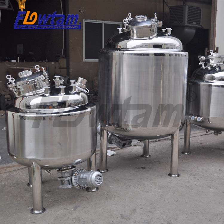 不锈钢罐底磁力搅拌罐  磁力搅拌机  釜底磁力搅拌混合罐 500L