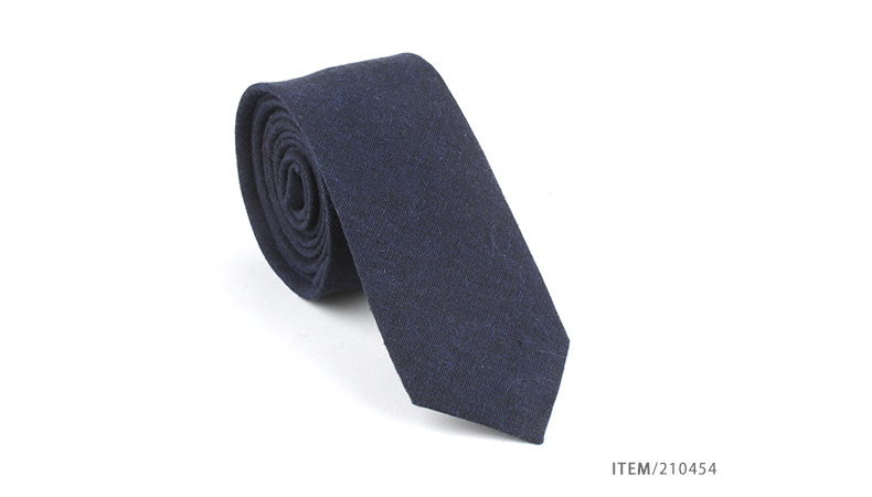 Formal Stripe Cotton Men's Tie display picture 8