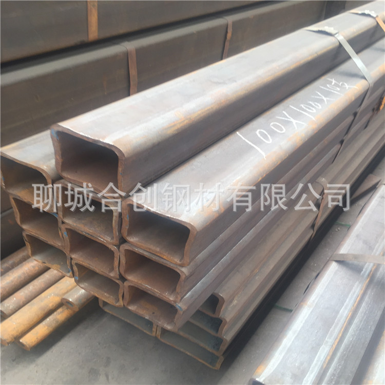 汝州市冷拔直出小口径无缝厚壁方管 80*80*8方矩钢管加工焊接打孔