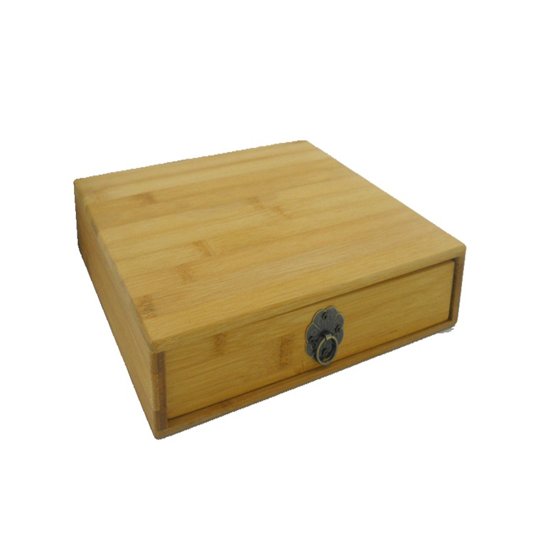 竹制茶叶盒现货普洱茶饼盒竹木普洱茶包装礼盒木质茶叶礼盒定制