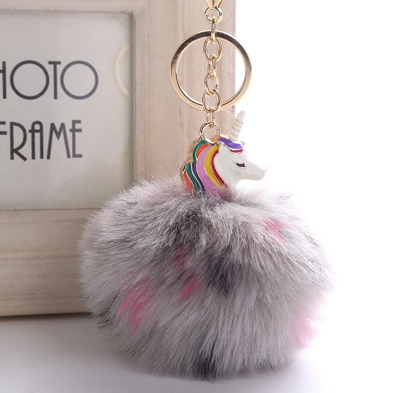50g Weight Keychain Classification 1 Piece Quantity Daily Occasion Plush, Metal Material Unisex Gender Cute, Sweet Style 1 Piece Cute Sweet  Plush Metal Unisex Keychain 3