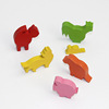 Wooden individual animal model, board game, realistic toy with accessories, custom made, simulation modeling for children