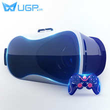 UGPVR眼鏡虛擬現實智能眼鏡電影院游戲頭盔手機一體機魔鏡適用