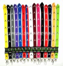 现货运动LOGO 乔丹礼品胸卡钥匙手机工作证挂绳出口品质15色可选